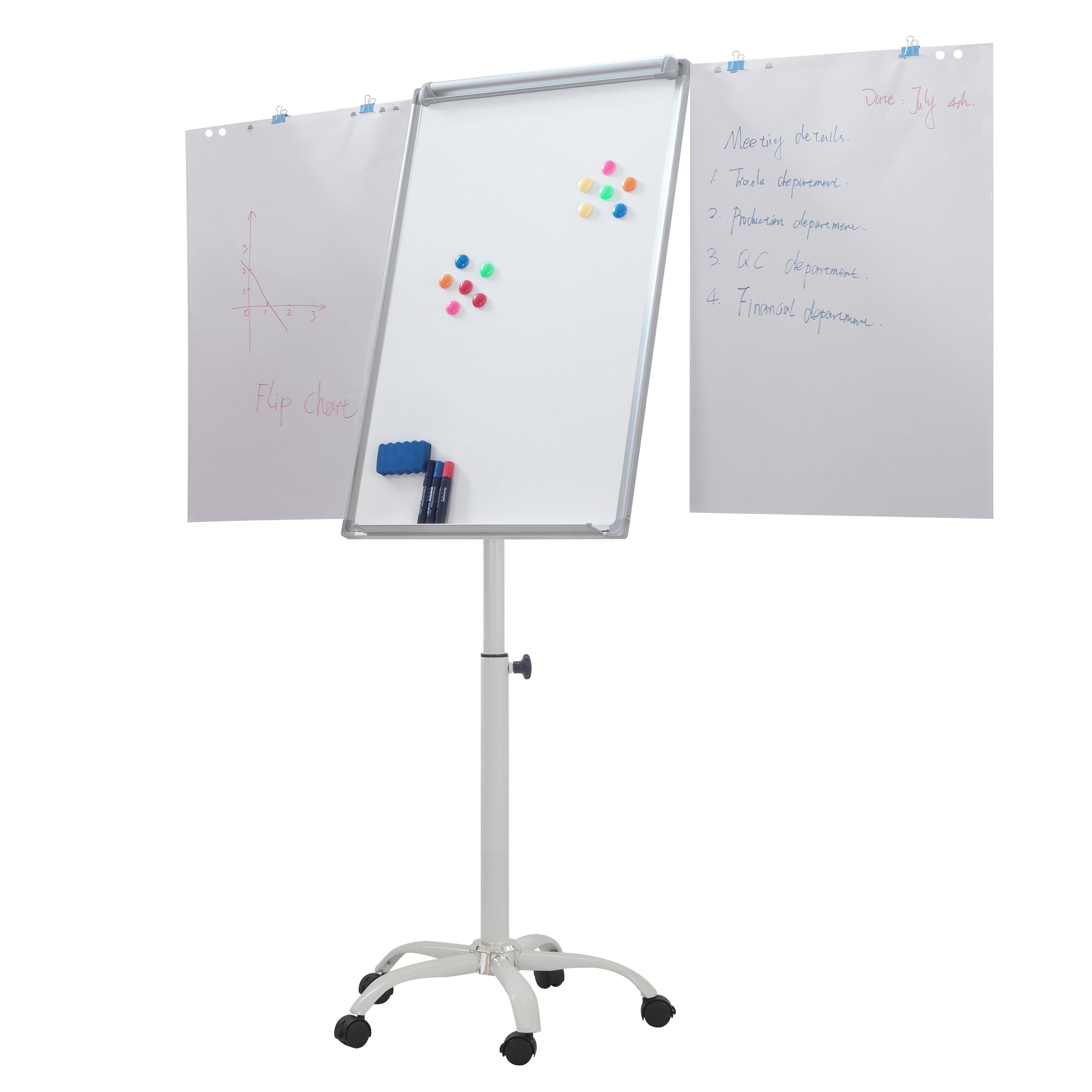 Flipchart pe suport trepied 70 x 100 cm — imagine 1