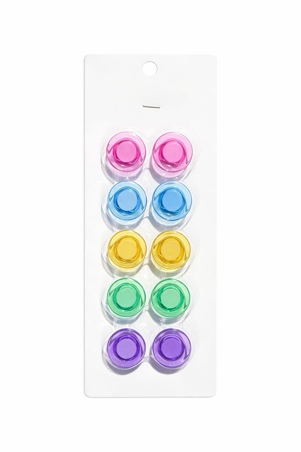 Magneți plați transparenți — set 10 buc — imagine 1